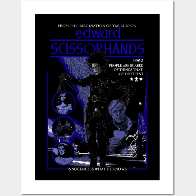 Edward Scissorhands Wall Art by WithinSanityClothing